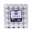 IRIS Pack of 100 Unscented Tea lights - White_1