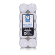 IRIS Pack of 10 Unscented Tea lights - White_1