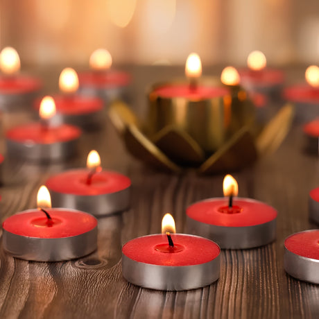 IRIS Pack of 15 Fragranced Tealights - Damask Rose_Features