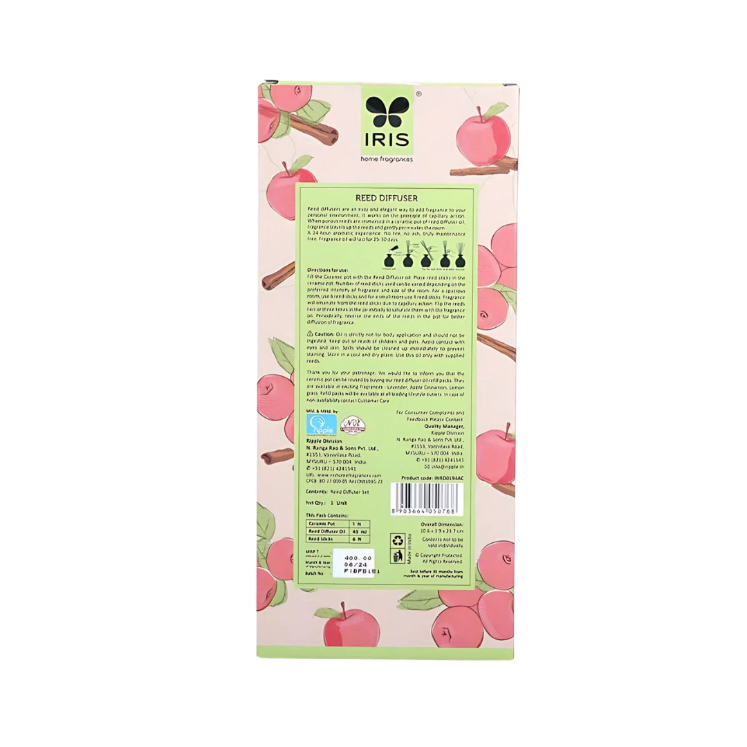 IRIS Reed DiffuserSet-AppleCinnamon_7