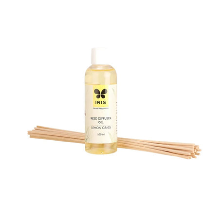 IRIS Reed Diffuser Oil-Lemongrass_Front