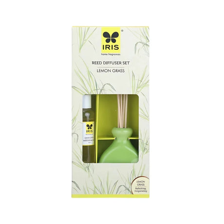 IRIS Reed Diffuser Set-Lemongrass_Box