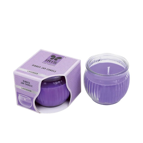IRIS Swirl Jar Candle-Lavender_Isometric