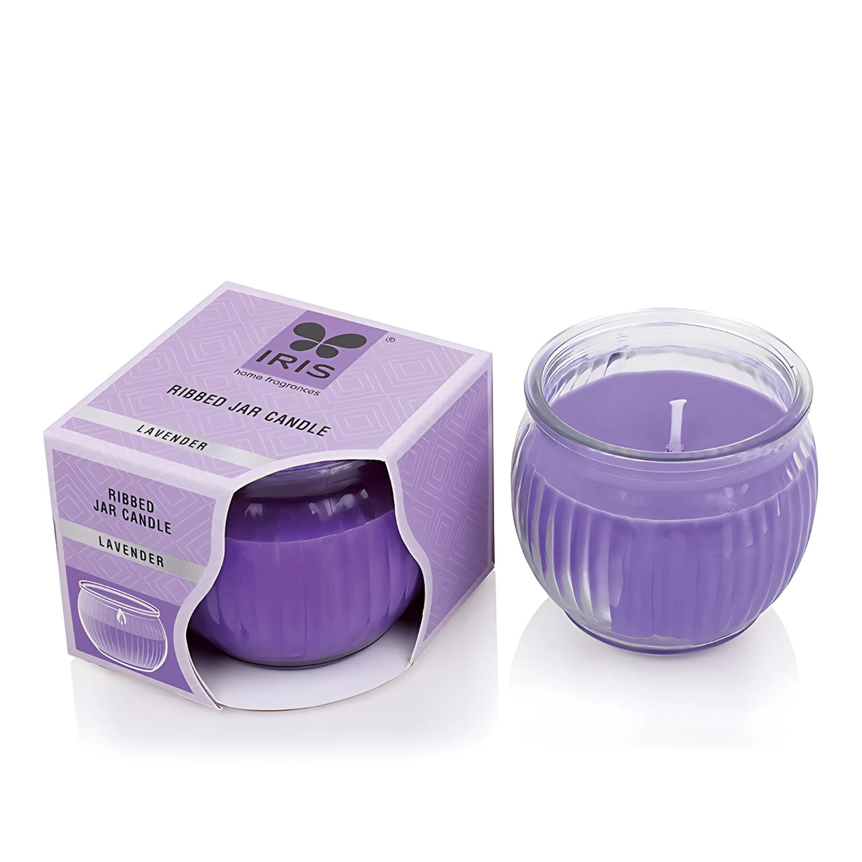 IRIS Swirl Jar Candle - Lavender_1