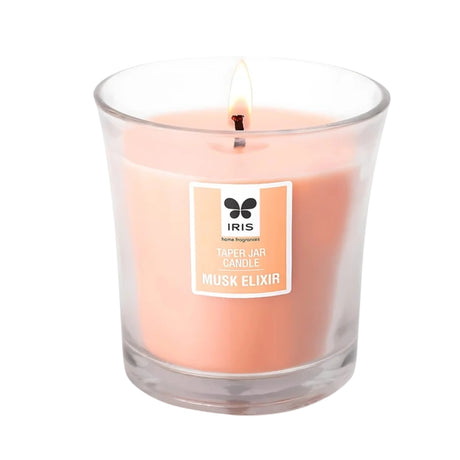 IRIS Taper Jar Candle-Musk Elixir_Front