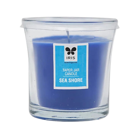 IRIS Taper Jar Candle-Sea Shore_Front