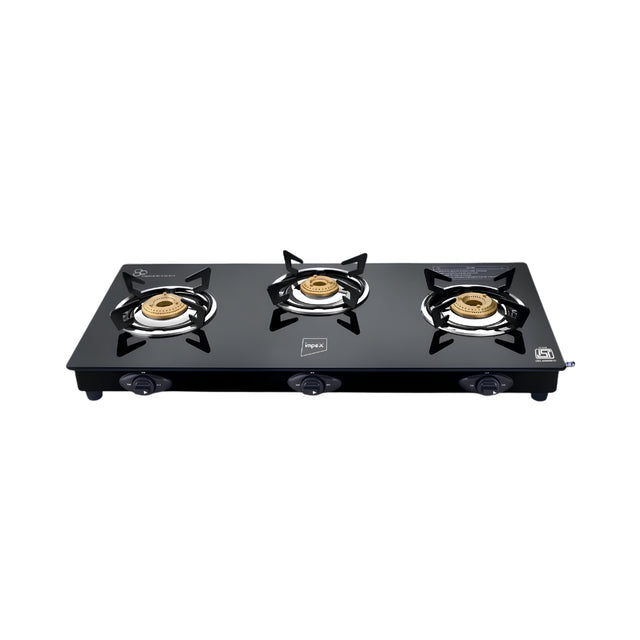 ImpexSPECTA3BNEO-FG15113BurnerGlassTopGasStove_Black_FrontView_1