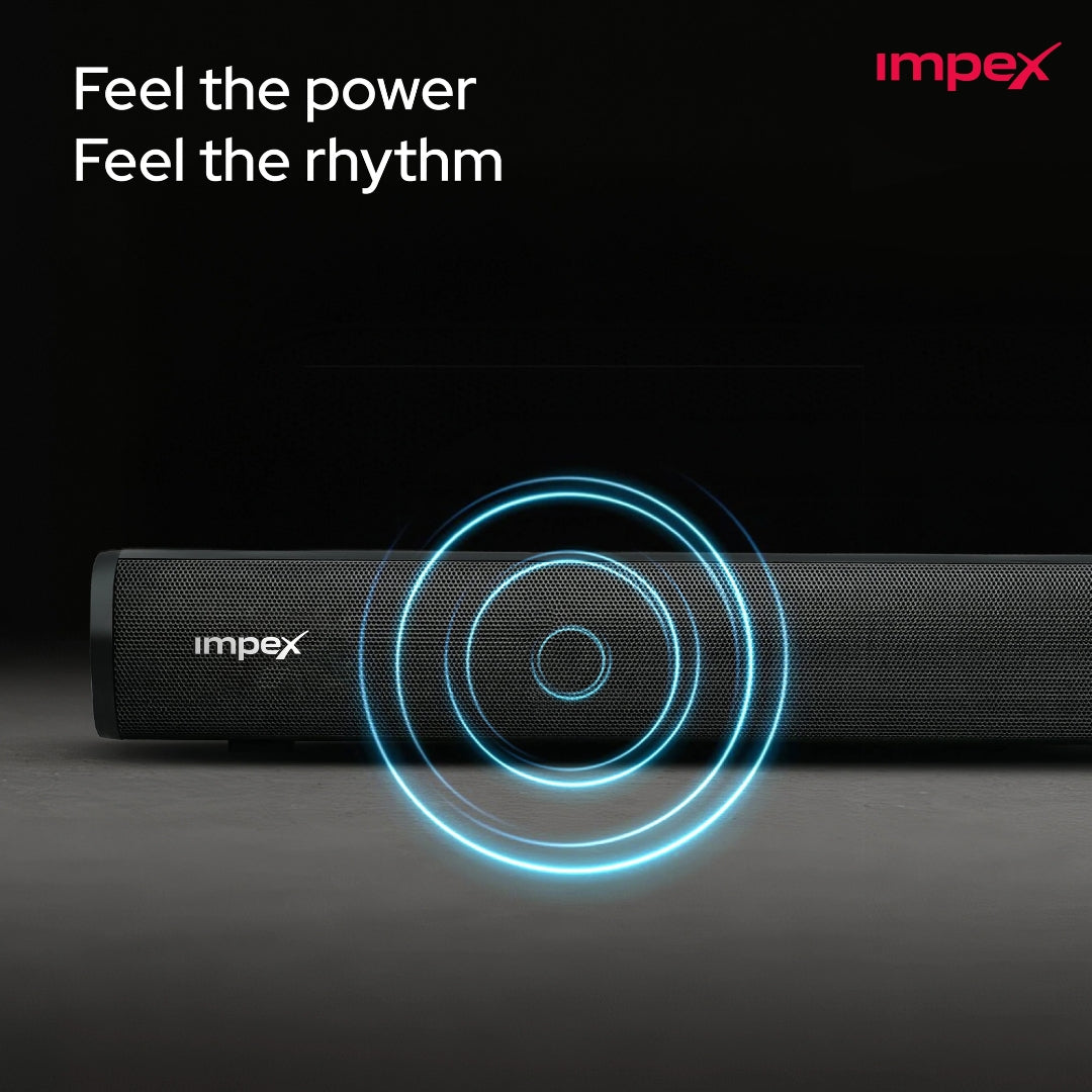 Impex Boom Bar DK 100 Soundbar with 2.0 Channel 30 W - Black_Features View 2