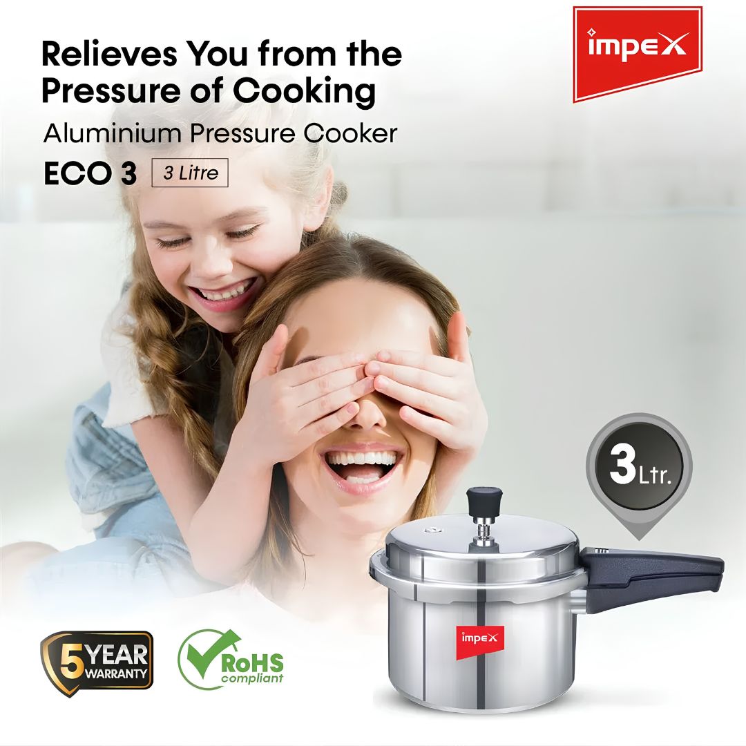 Impex ECO Aluminium Pressure Cooker 3 L_Features 5