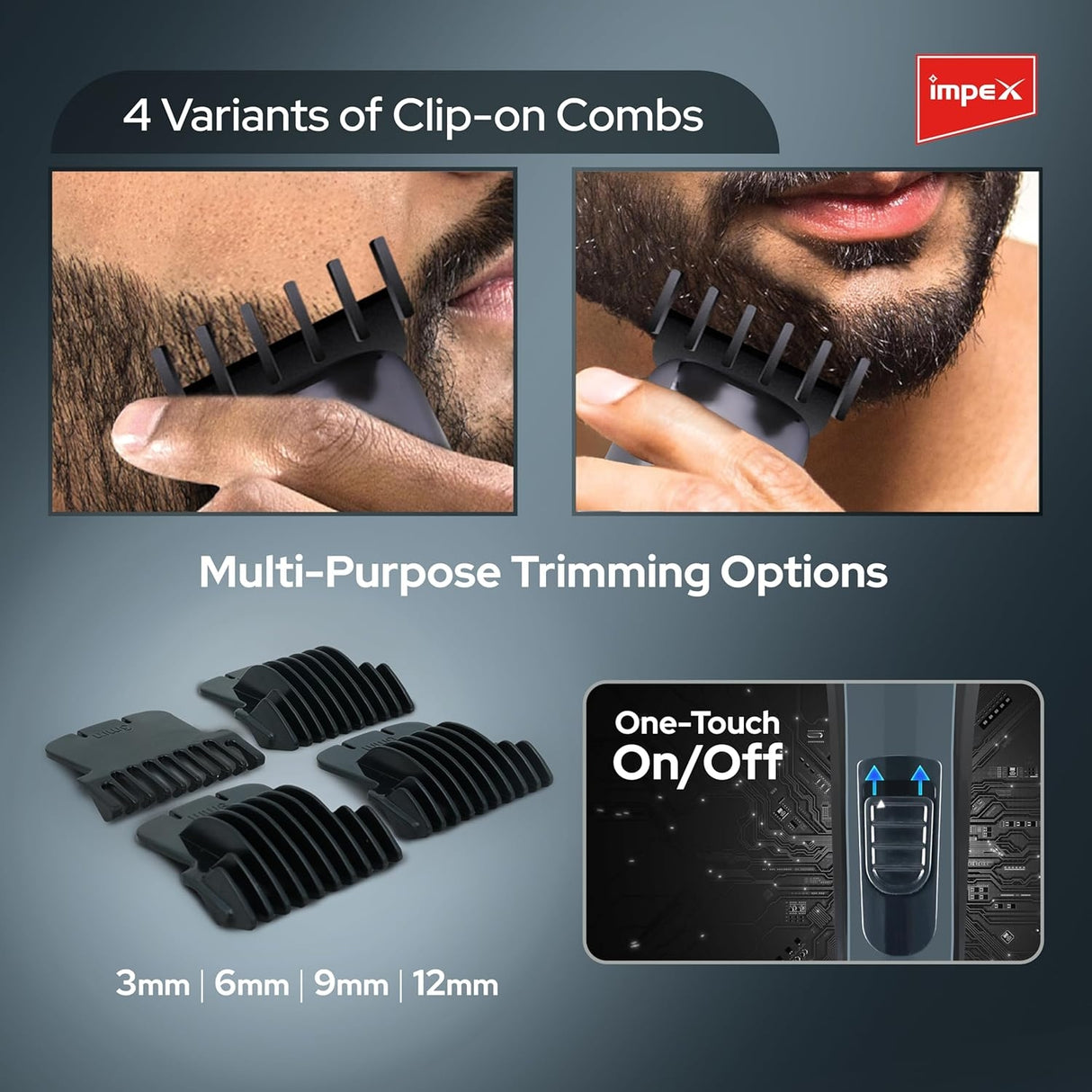 Impex TIDY IHC2 Beard Trimmer - Black_4