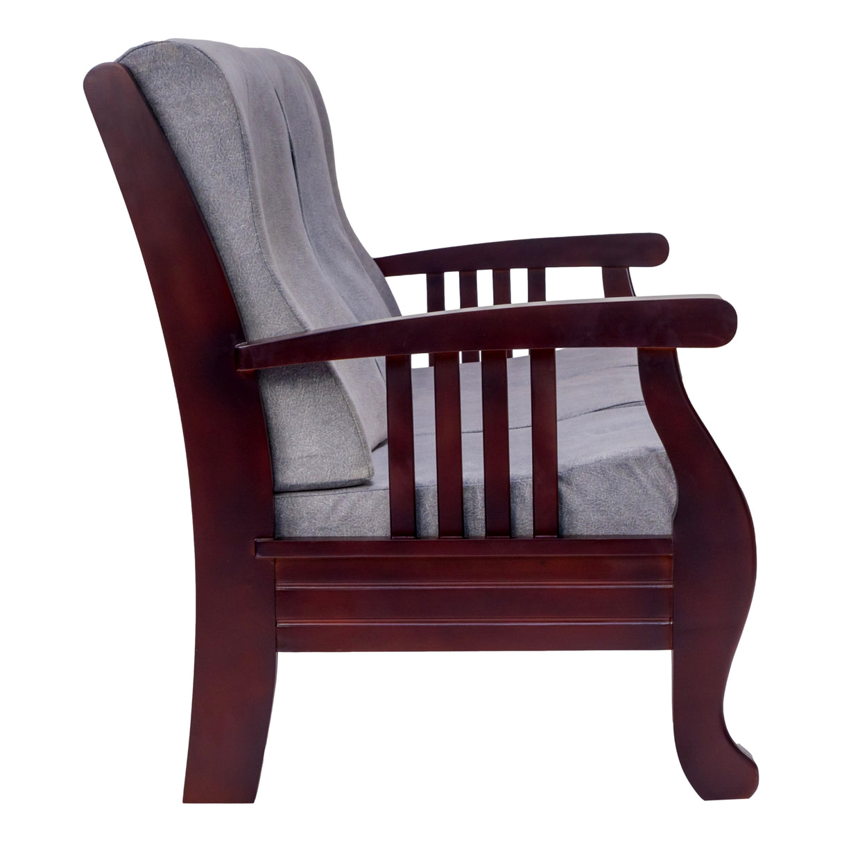 Indiana Pro Elite Wooden Sofa 3 Seater - Light Walnut Finish