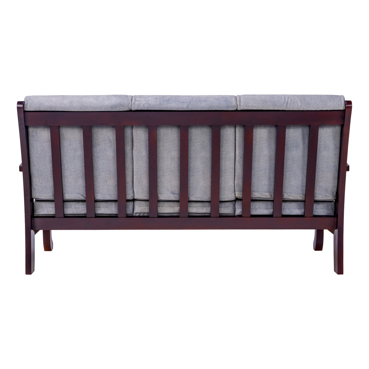 Indiana Pro Elite Wooden Sofa 3 Seater - Light Walnut Finish