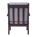 Indiana Pro Elite Wooden Sofa 1 Seater - Light Walnut Finish