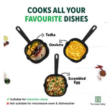 The Indus Valley Cast Iron Tadka Pan 4L – Black