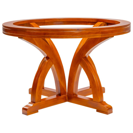 Inglewood Glass Top 4-Seater Dining Set - Teak Finish_2