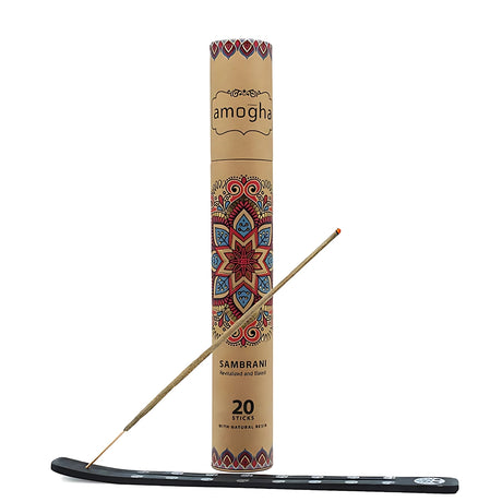 Iris Amogha Masala Incense Stick Tube INSI0535SU Premium Aromatic Incense for Relaxation  Spiritual Ambiance