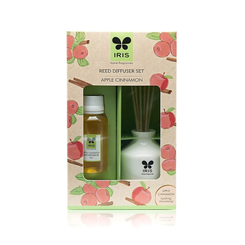 IRIS  Reed Diffuser  Set - Apple Cinnamon