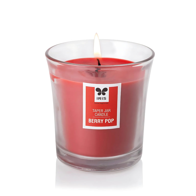 IRIS Taper Jar Candle -  Berry Pop