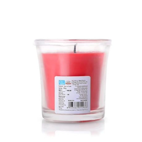 IRIS Taper Jar Candle -  Berry Pop