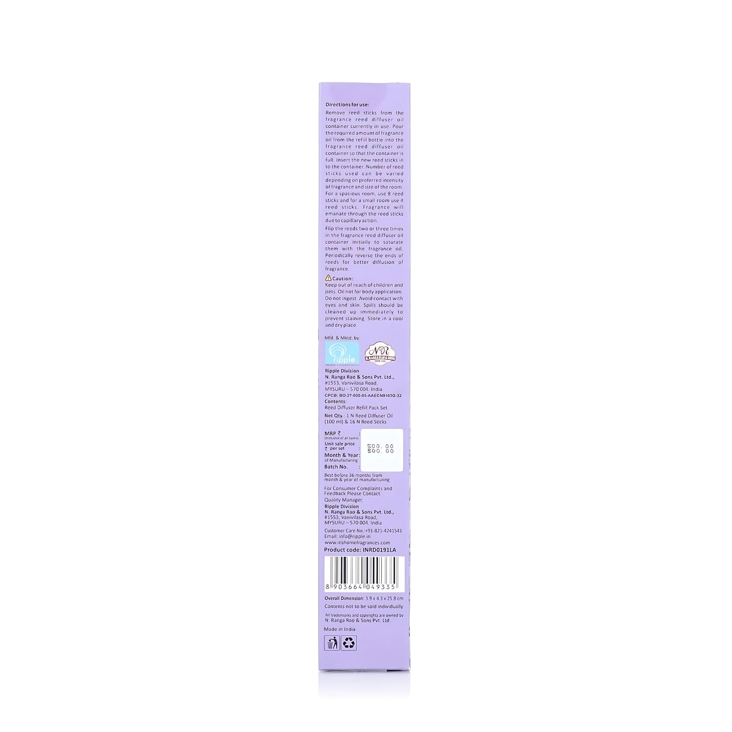 IRIS Reed Diffuser Oil - Lavender - Image 3 - Buy Online at Chera Home Junction Coimbatore