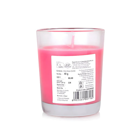 IRIS Shot Glass Scented Candles - Damask Rose