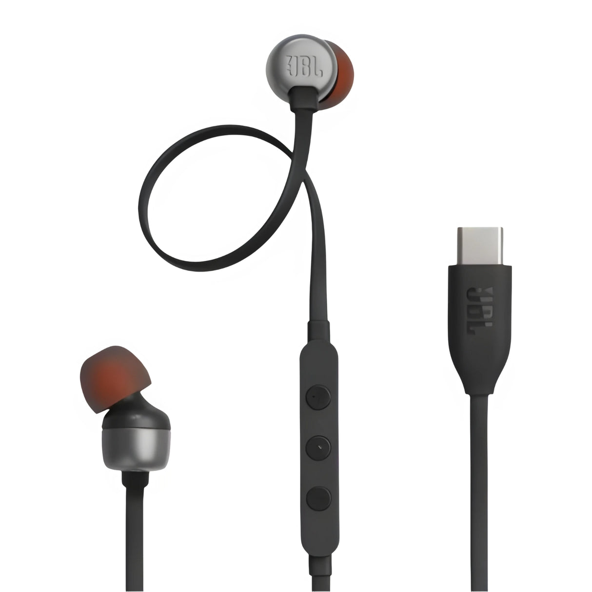 JBL T310C Wired Earphone - Black