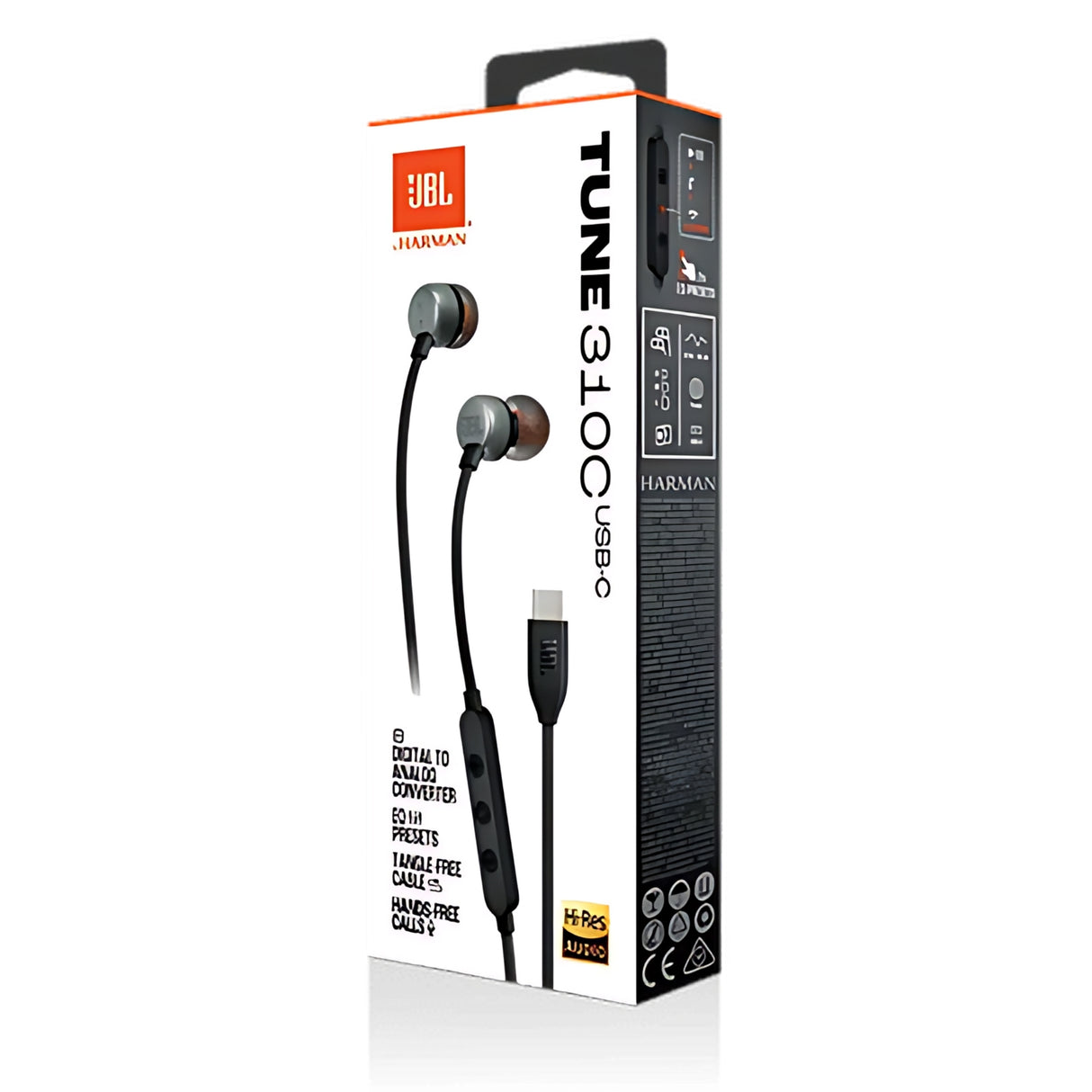 JBL T310C Wired Earphone - Black