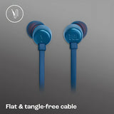 JBL T310C Wired Earphone - Blue