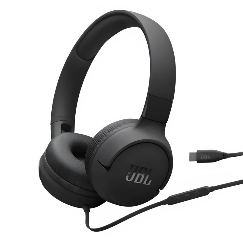 JBL Tune 520C Wired Headphone - Black