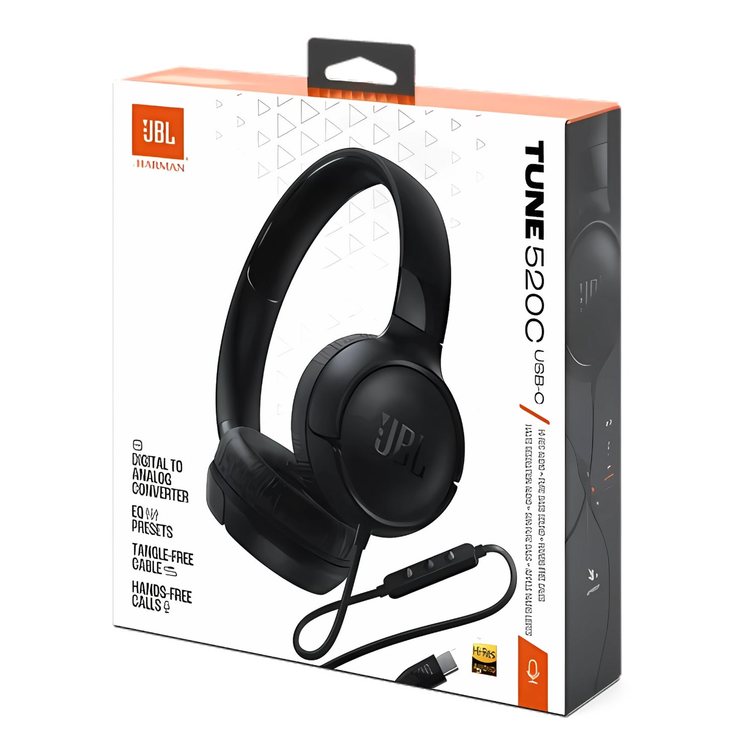 JBL Tune 520C Wired Headphone - Black - Image 5 - Buy Online at Chera Home Junction Coimbatore