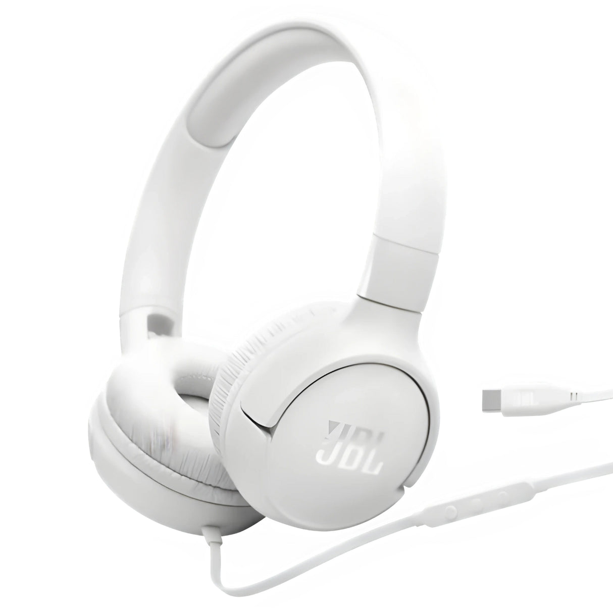JBL Tune 520C Wired Headphone - White