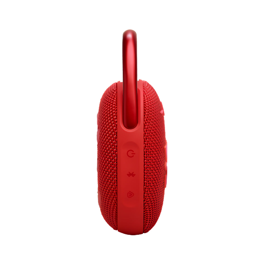 JBL CLIP5 Wireless Ultra Portable Bluetooth Speaker- Red_Side View