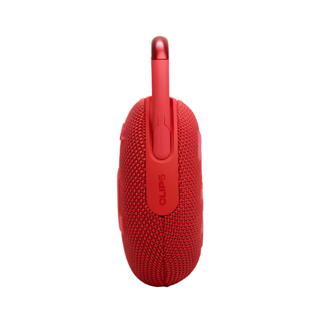 JBL CLIP5 Wireless Ultra Portable Bluetooth Speaker- Red_Side View 1