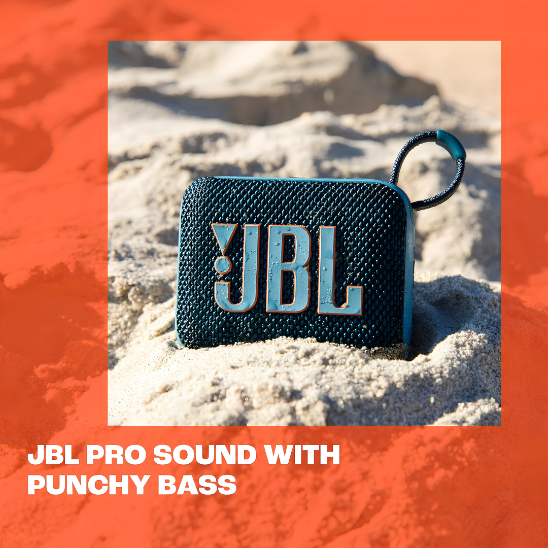 JBL Go 4 Bluetooth Speakers 4.2 W - Black_Features View