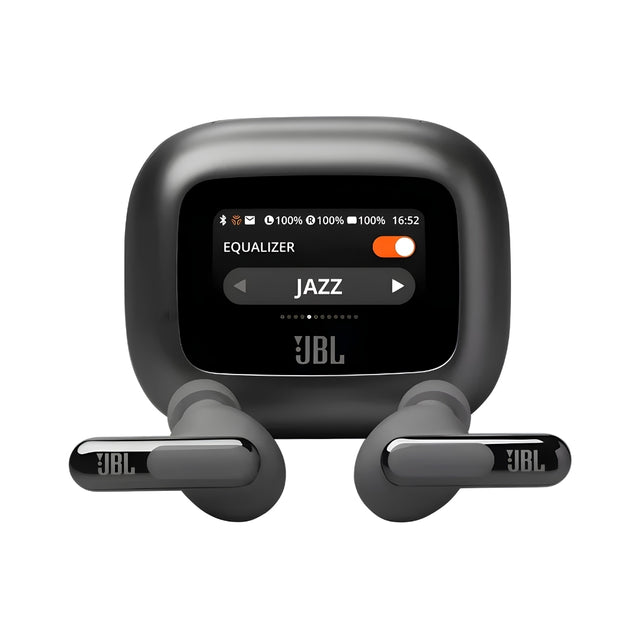 JBL Live Beam 3 True Wireless Earbuds - Black_FrontView