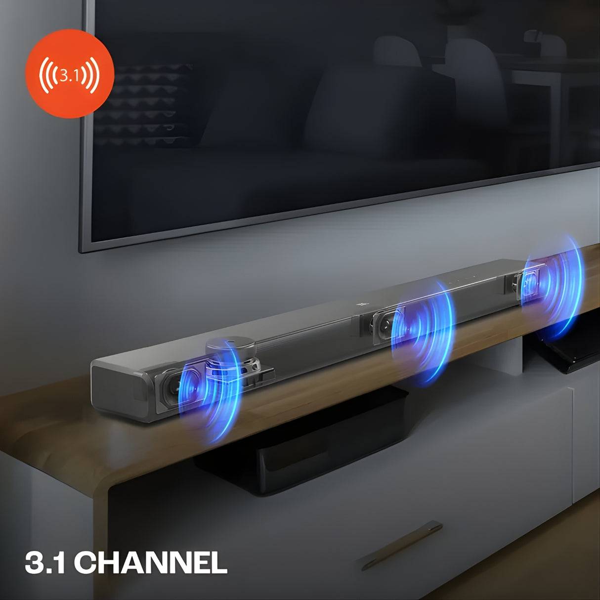 JBL SB510 3.1 Channel Soundbar 200W - Black_4