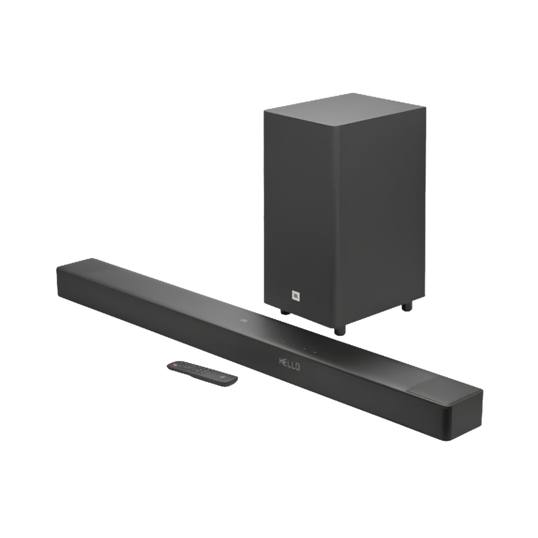 JBL SB595 Wireless Soundbar with 3.1.2 Channel 440 W - Black_Isometric View 1