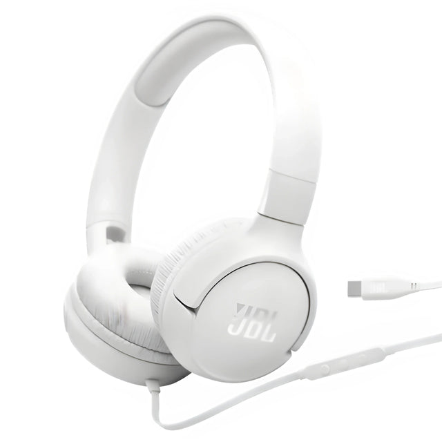 JBL Tune 520C Wired Headphone - White_1