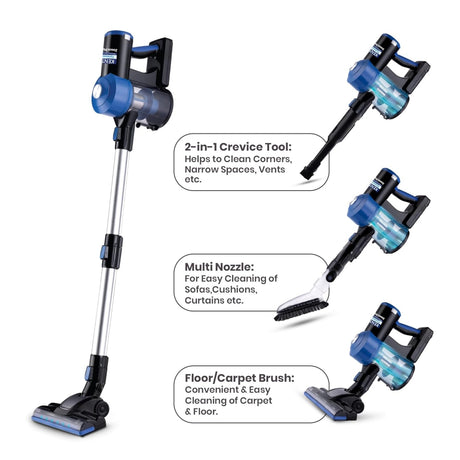 Kent 116132 Zoom Plus Vacuum Cleaner 0.6 L - Blue