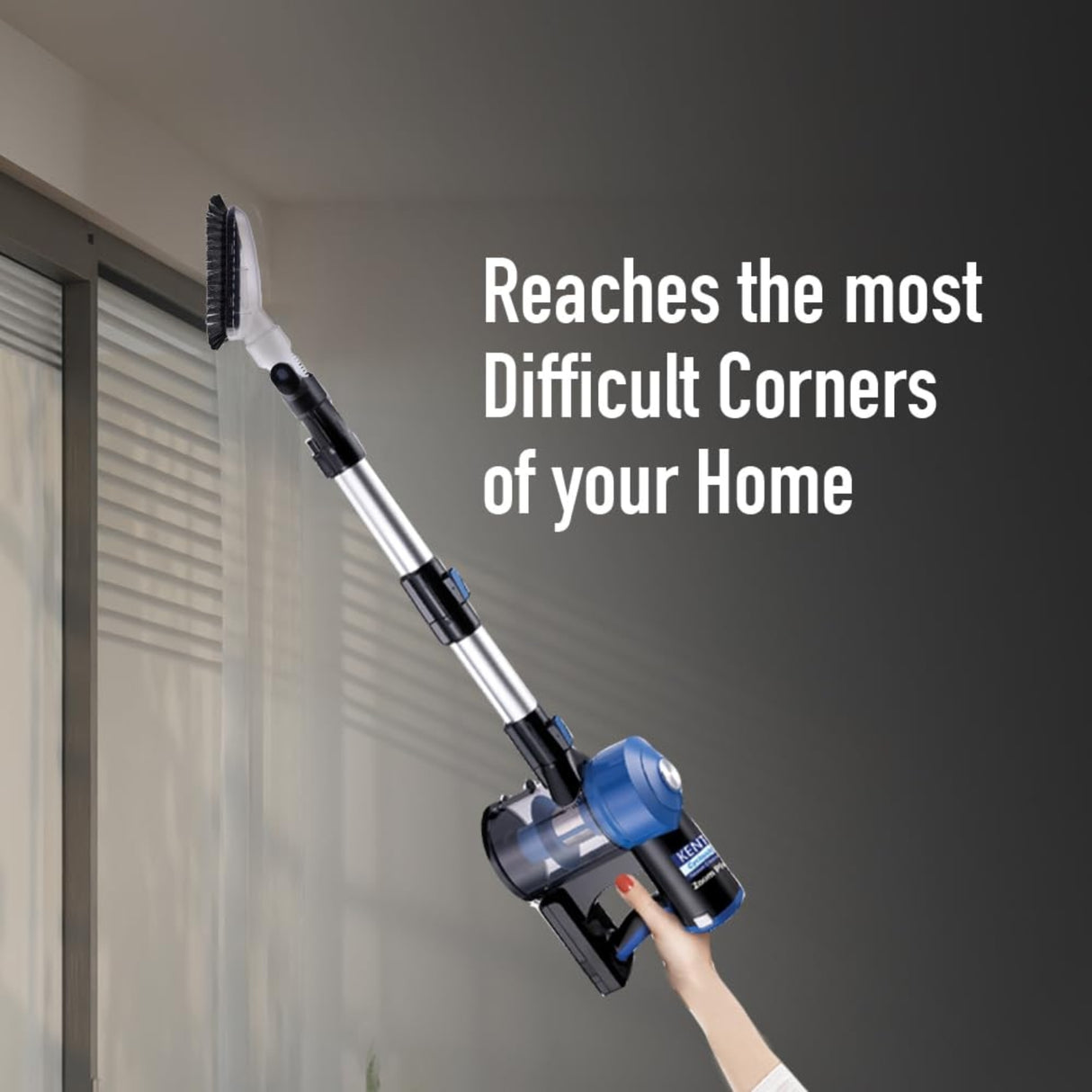 Kent 116132 Zoom Plus Vacuum Cleaner 0.6 L - Blue