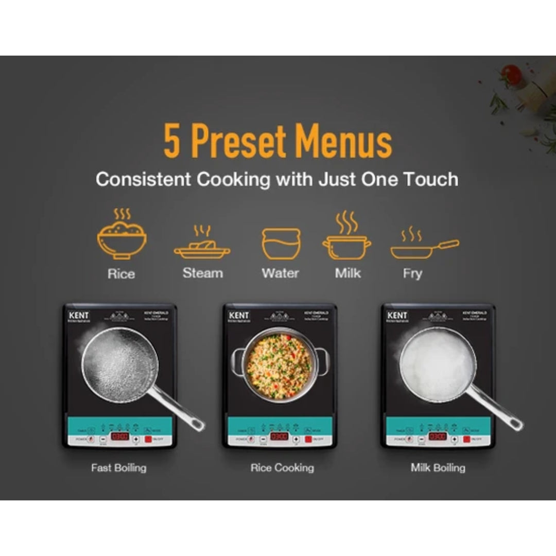 KENT EMERALD INDUCTION COOKTOP-1500W3