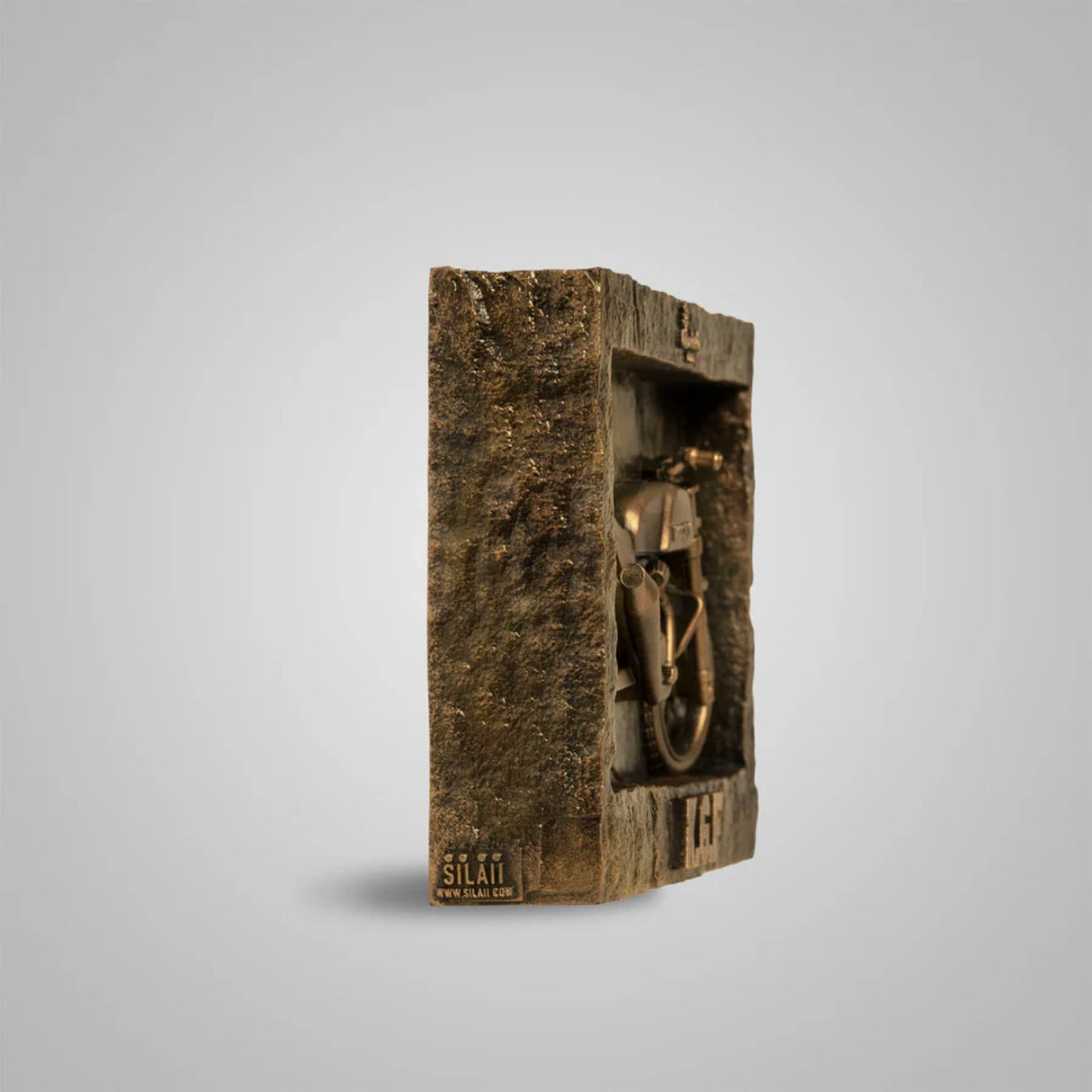 KGF Universe Bike 6 In  Sculpture  - Antique Bronze