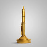Kalaignar Pen 1 Feet Sculpture - Gold