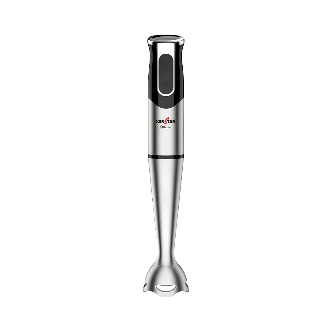 Kenstar Spinza KHBSPI40S1SR0-DST 400W Hand Blender – Black and Silver_Front View