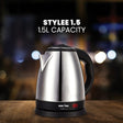 Kenstar Stylee KKSTY15F13SR0-DSR 1.5L 1350W Fast Boiling Electric Kettle - Silver_1