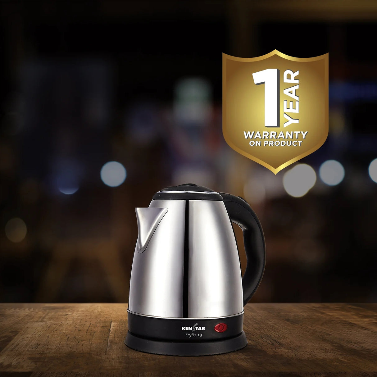 Kenstar Stylee KKSTY15F13SR0-DSR 1.5L 1350W Fast Boiling Electric Kettle - Silver_6