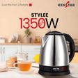 Kenstar Stylee KKSTY18F13SR0 1.8L 1350W Electric Kettle - Silver_1