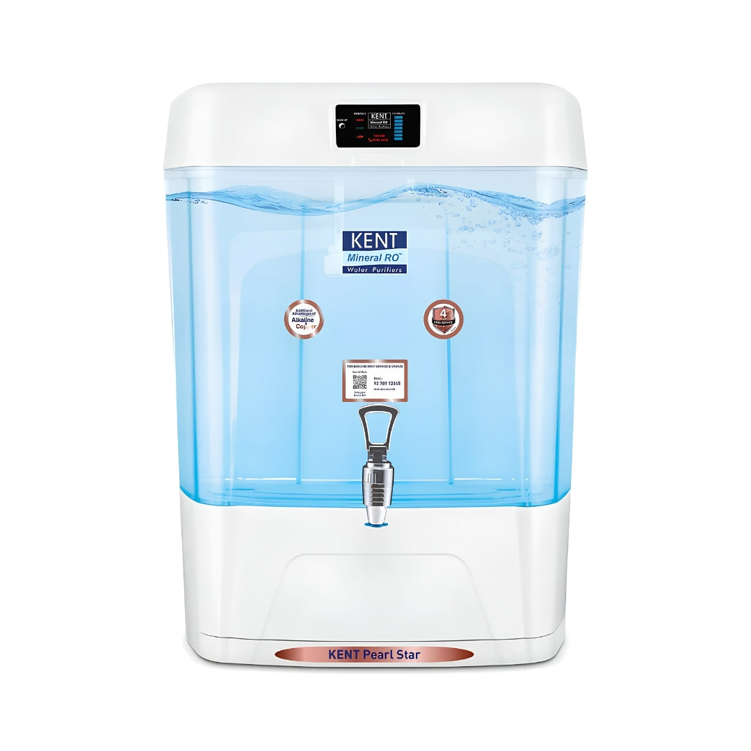 Kent Pearl Star RO Water Purifier 11 L - White_Front View