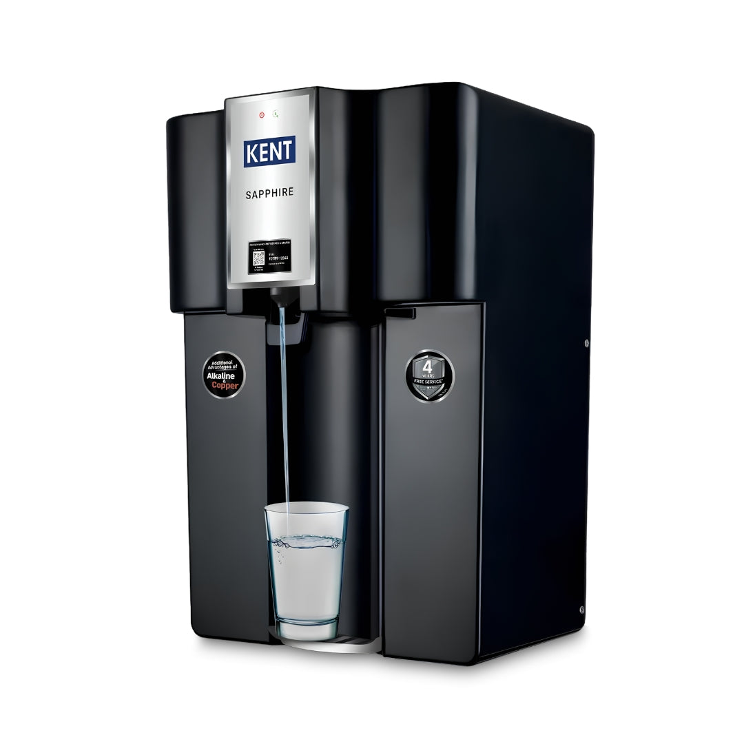 Kent Sapphire B RO+UV+Alkaline Water Purifier 111165B 8 L - Black_1