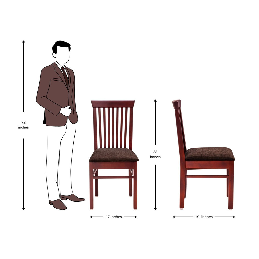 Kiron Modern Dining Chair - Honey Finish_5